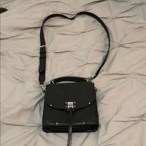 Rebecca minnoff black Cross body bag w/ top handle